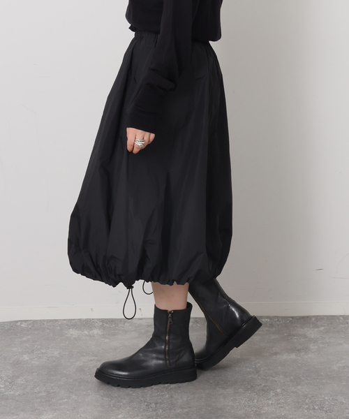 JOURNAL STANDARD LUXE(ジャーナルスタンダード ラックス)の「T's TAFFETA BALLOON SK(スカート・レディース・ベージュ/ブラック・FREE)」の11枚目の写真