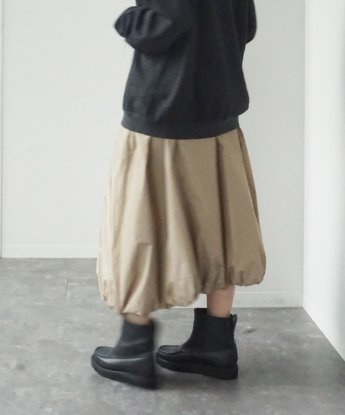 JOURNAL STANDARD LUXE(ジャーナルスタンダード ラックス)の「T's TAFFETA BALLOON SK(スカート・レディース・ベージュ/ブラック・FREE)」の14枚目の写真