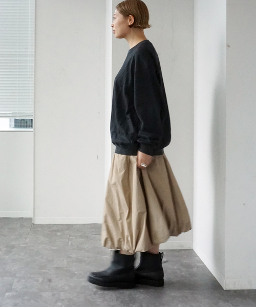 JOURNAL STANDARD LUXE(ジャーナルスタンダード ラックス)の「T's TAFFETA BALLOON SK(スカート・レディース・ベージュ/ブラック・FREE)」の16枚目の写真