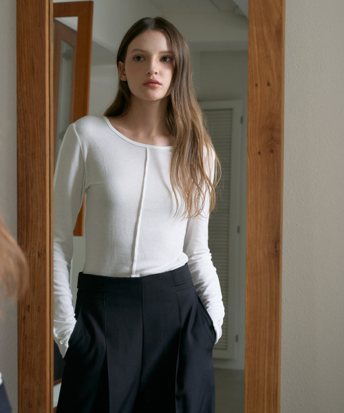 DEHEVE（デヘヴェ）の「Tailored Wide Slacks [Black]（スラックス・レディース・ブラック・SMALL/MEDIUM）」の10枚目の写真