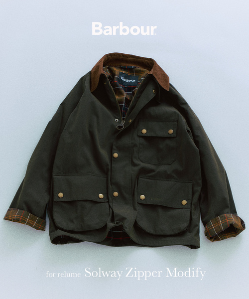 Barbour(バブアー)の「Barbour / バブアー 別注 ソルウェイジッパー(その他アウター・メンズ・ブラック/アイボリー/カーキ・LARGE/MEDIUM)」の3枚目の写真