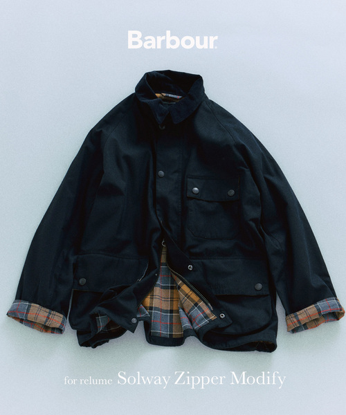 Barbour(バブアー)の「Barbour / バブアー 別注 ソルウェイジッパー(その他アウター・メンズ・ブラック/アイボリー/カーキ・LARGE/MEDIUM)」の1枚目の写真