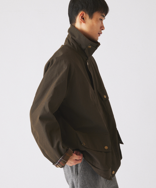 Barbour(バブアー)の「Barbour / バブアー 別注 ソルウェイジッパー(その他アウター・メンズ・ブラック/アイボリー/カーキ・LARGE/MEDIUM)」の4枚目の写真