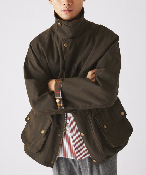 Barbour(バブアー)の「Barbour / バブアー 別注 ソルウェイジッパー(その他アウター・メンズ・ブラック/アイボリー/カーキ・LARGE/MEDIUM)」の6枚目の写真