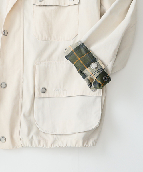 Barbour(バブアー)の「Barbour / バブアー 別注 ソルウェイジッパー(その他アウター・メンズ・ブラック/アイボリー/カーキ・LARGE/MEDIUM)」の16枚目の写真
