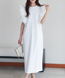 FRILL SHOULDER DRESS（フリルショルダードレス）