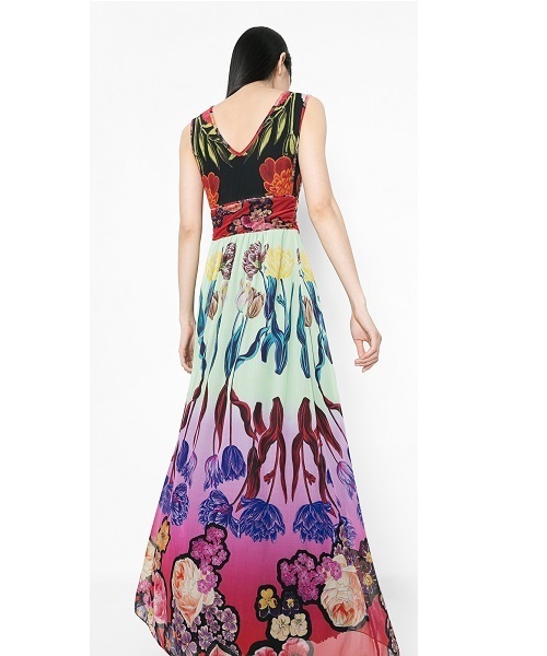 Desigual（デシグアル）の「「Desigual/デシグアル」ラクロワカラフルマキシワンピース（ワンピース・レディース・その他・36/38/42/44/40）」の3枚目の写真