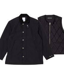 3-LAYER HUNTING COAT WITH QUILTED VEST