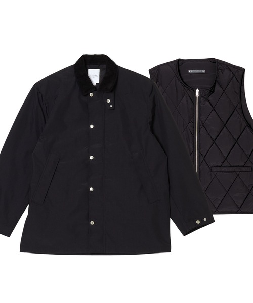 CRIMIE(クライミー)の「3-LAYER HUNTING COAT WITH QUILTED VEST(ナイロンジャケット・メンズ・ブラック・XXL/XL/L/M/S)」の1枚目の写真
