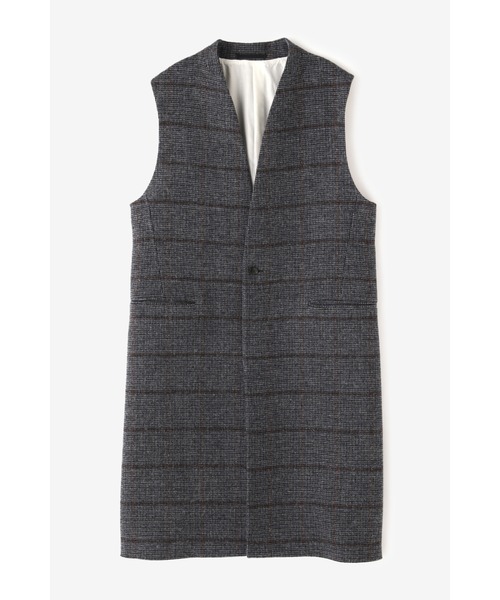 YLEVE(イレーヴ)の「YLEVE / SHETLAND WOOL TWEED N/S JK(ブルゾン・レディース・グレー/グレー系その他・1/2)」の1枚目の写真