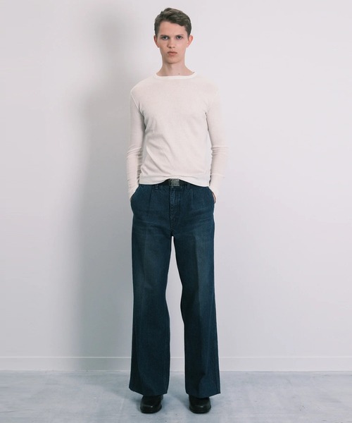 TANAKA（タナカ）の「【TANAKA】THE WIDE JEAN TROUSERS（その他パンツ・メンズ・インディゴブルー・32/30/28）」の2枚目の写真