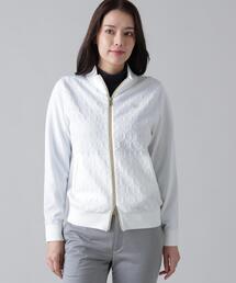 【St ANDREWS】14GSTケーブルジャガードニットブルゾン (WOMENS)