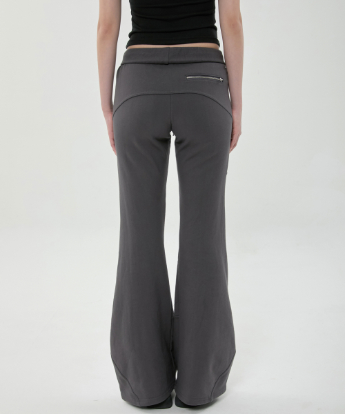 FLAREUP(フレアアップ)の「ナナ フレアスウェットパンツ (FL-273_Charcoal)(その他パンツ・レディース・チャコール・1/02)」の3枚目の写真