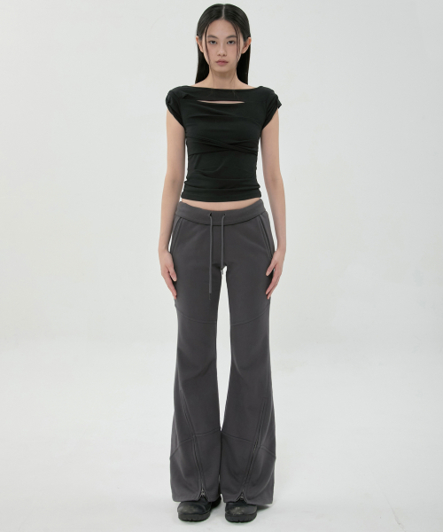 FLAREUP(フレアアップ)の「ナナ フレアスウェットパンツ (FL-273_Charcoal)(その他パンツ・レディース・チャコール・1/02)」の8枚目の写真