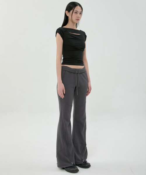 FLAREUP(フレアアップ)の「ナナ フレアスウェットパンツ (FL-273_Charcoal)(その他パンツ・レディース・チャコール・1/02)」の9枚目の写真
