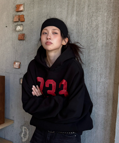 AMOU(アモウ)の「333 フーディー ブラック(パーカー・メンズ・その他・1/2)」の10枚目の写真