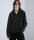 SELLE GLANT（セレグランテ）の「MELANGE RIB HENLEY NECK HOODIE/メランジリブヘンリーネックフーディー（パーカー・LARGE）」