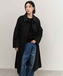【WEB限定】ベルテッドオーバーサイズロングコート