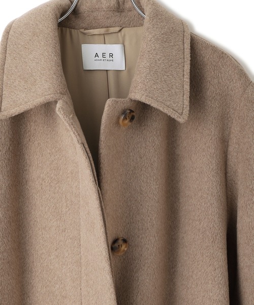 ADAM ET ROPE'（アダムエロペ）の「【WEB限定】ベルテッドオーバーサイズロングコート（ステンカラーコート・レディース・ブラウン系その他2/ベージュ系その他/チャコールグレー/ブラック・FREE）」の16枚目の写真