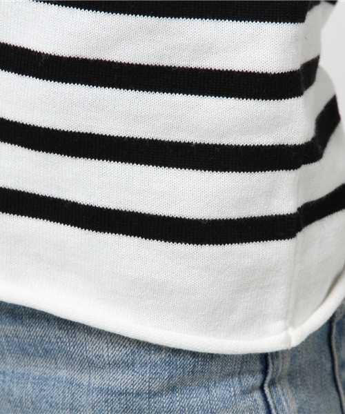 MOUSSY（マウジー）の「Boatneck Knit Tops（ニット/セーター・レディース・イエロー系その他/トップグレー/オフホワイト/ブラック系その他・FREE）」の10枚目の写真