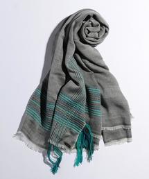 MELT（メルト）の「＜MELT＞ ADDED FRINGE SQ STL/ストール（ストール