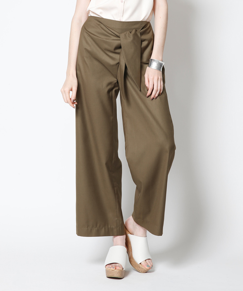 titivate（ティティベイト）の「ｳｴｽﾄﾘﾎﾞﾝﾜｲﾄﾞﾊﾟﾝﾂ（その他パンツ・レディース・グリーン/カーキ/グレー/ブラック・L/M/S）」の3枚目の写真