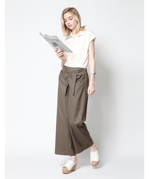 titivate（ティティベイト）の「ｳｴｽﾄﾘﾎﾞﾝﾜｲﾄﾞﾊﾟﾝﾂ（その他パンツ・レディース・グリーン/カーキ/グレー/ブラック・L/M/S）」の6枚目の写真