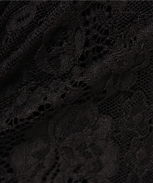 Heather（ヘザー）の「サテンプリーツレーススカート　733904（スカート・レディース・ピンク系その他/ブラック/カーキ・FREE）」の9枚目の写真