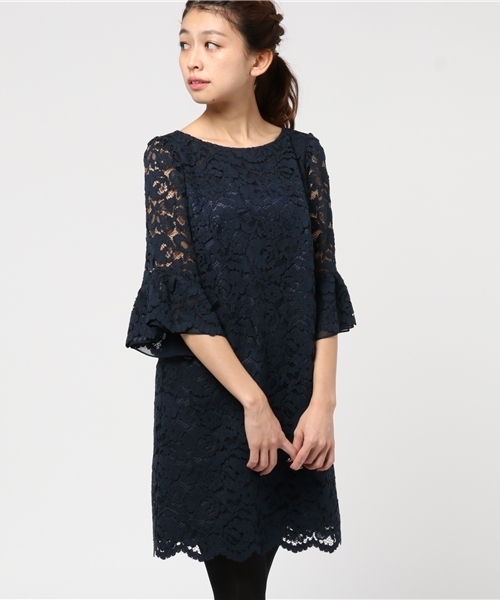 Apuweiser Riche アプワイザーリッシェ の レースサックワンピース ワンピース Wear