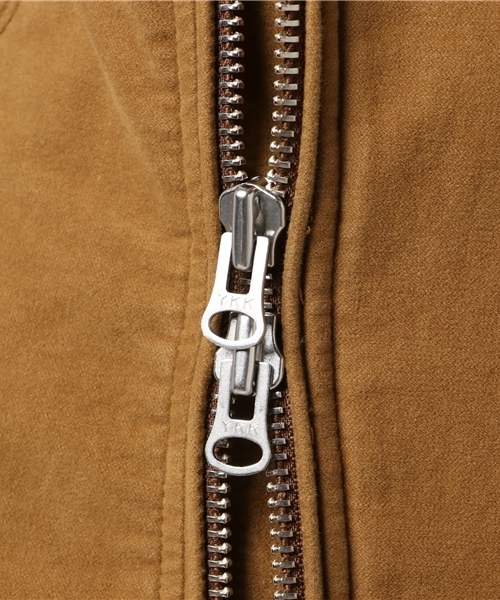 NANO universe（ナノユニバース）の「モールスキンスエードWライダース（ライダースジャケット・メンズ・ベージュ系その他/カーキ・SMALL/LARGE/MEDIUM）」の9枚目の写真