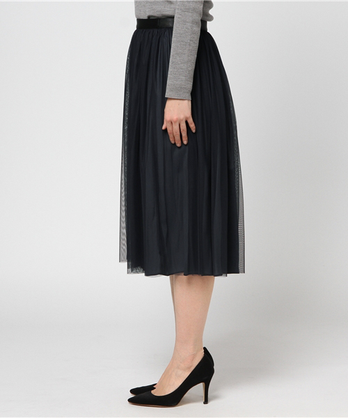 SHIPS（シップス）の「チュールリバーシブルスカート-0045（スカート・レディース・コバルトブルー/グリーン/ピンク/ベージュ/ライトブルー/ダークグレー/レンガ/ピンク系その他・ONE SIZE）」の11枚目の写真