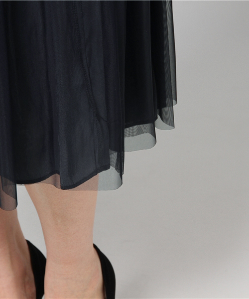 SHIPS（シップス）の「チュールリバーシブルスカート-0045（スカート・レディース・コバルトブルー/グリーン/ピンク/ベージュ/ライトブルー/ダークグレー/レンガ/ピンク系その他・ONE SIZE）」の14枚目の写真