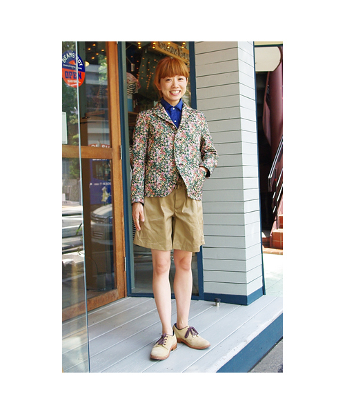 極美品✨ maturely BEAMS BOY ジャケット ゴブラン ショート丈 BEAMS BOY（ビームスボーイ）の「BEAMS BOY / ゴブラン 4ボタン