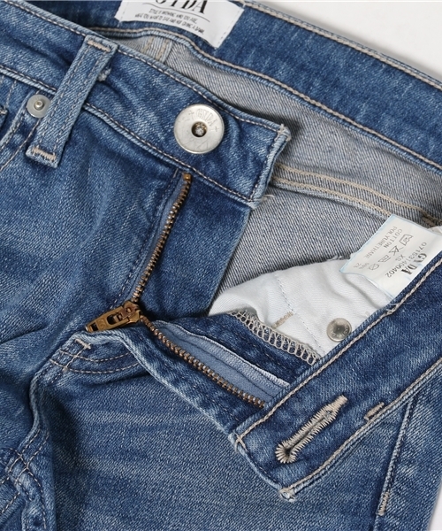 GYDA(ジェイダ)の「standard denimパンツ(デニムパンツ・レディース・インディゴブルー/ライトブルー・SMALL/X-SMALL/MEDIUM)」の7枚目の写真