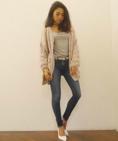 GYDA(ジェイダ)の「standard denimパンツ(デニムパンツ・レディース・インディゴブルー/ライトブルー・SMALL/X-SMALL/MEDIUM)」の14枚目の写真