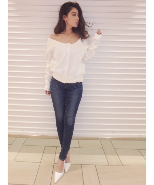 GYDA(ジェイダ)の「standard denimパンツ(デニムパンツ・レディース・インディゴブルー/ライトブルー・SMALL/X-SMALL/MEDIUM)」の15枚目の写真