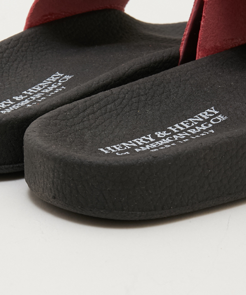 HENRY&HENRY（ヘンリーアンドヘンリー）の「HENRY&HENRY ヘンリーヘンリー 別注 メタリック シャワーサンダル （サンダル・メンズ・ブラック×ゴールド/ピンク系その他/グリーン系その他/シルバー・41/39/43）」の15枚目の写真