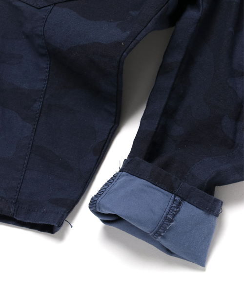 RUGGEDWORKS（ラゲッドワークス）の「カモフラテーパードロングパンツ（カーゴパンツ・キッズ・ブラウン/ネイビー・130cm/140cm/80ｃｍ/100cm/90cm/110cm/120cm）」の5枚目の写真