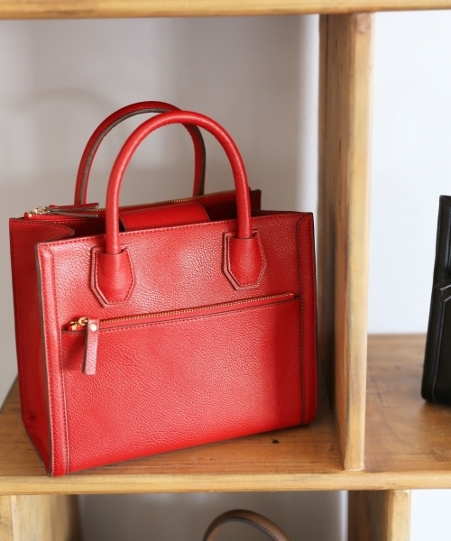 GLOBAL WORK(グローバルワーク)の「スクエアミニトート/767098(トートバッグ・レディース・ブラック/ブラウン/レッド・FREE)」の20枚目の写真