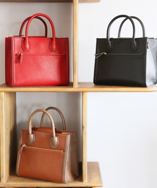 GLOBAL WORK(グローバルワーク)の「スクエアミニトート/767098(トートバッグ・レディース・ブラック/ブラウン/レッド・FREE)」の19枚目の写真