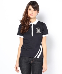 TOMMY HILFIGER | REGIMENTAL CLASSIC POLO WOMENS(ポロシャツ)