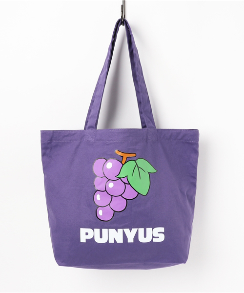 PUNYUS(プニュズ)の「フードトートバッグ(トートバッグ・レディース・パープル/ホワイト/ブラック・FREE)」の1枚目の写真