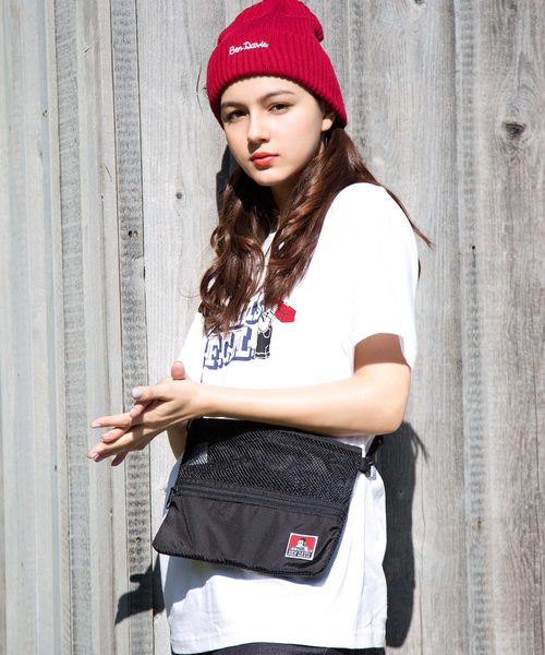 BEN DAVIS ORIGINALS（ベンデイビスオリジナルス）の「BEN DAVIS EMBROIDERY KNIT CAP（ニットキャップ/ビーニー・レディース・ブラック/ネイビー/オフホワイト/イエロー/ブルー/杢グレー/スミクロ/ワイン・FREE）」の21枚目の写真