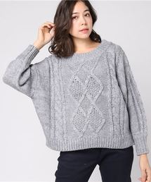 earth music&ecology | ≪iKON×アース×Ray≫【CHAN】オフショルニットプルオーバー(ニット/セーター)