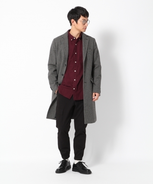 GLOBAL WORK（グローバルワーク）の「ブラッシュオックスフォードシャツ/775186（シャツ/ブラウス・メンズ・ネイビー/ブラウン/グレー/ワインレッド/ホワイト系その他・SMALL/MEDIUM/LARGE/X-LARGE）」の18枚目の写真