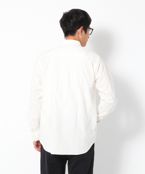 GLOBAL WORK（グローバルワーク）の「ブラッシュオックスフォードシャツ/775186（シャツ/ブラウス・メンズ・ネイビー/ブラウン/グレー/ワインレッド/ホワイト系その他・SMALL/MEDIUM/LARGE/X-LARGE）」の15枚目の写真