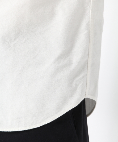 GLOBAL WORK（グローバルワーク）の「ブラッシュオックスフォードシャツ/775186（シャツ/ブラウス・メンズ・ネイビー/ブラウン/グレー/ワインレッド/ホワイト系その他・SMALL/MEDIUM/LARGE/X-LARGE）」の10枚目の写真