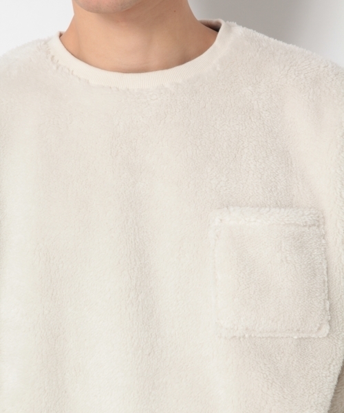 RAGEBLUE（レイジブルー）の「ボアフリースクルー/785100（スウェット・メンズ・ホワイト/ベージュ/ブルー・SMALL/MEDIUM/LARGE）」の17枚目の写真