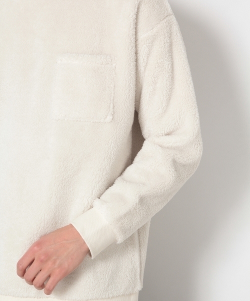 RAGEBLUE（レイジブルー）の「ボアフリースクルー/785100（スウェット・メンズ・ホワイト/ベージュ/ブルー・SMALL/MEDIUM/LARGE）」の10枚目の写真