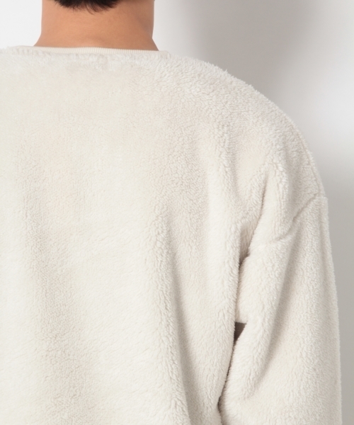 RAGEBLUE（レイジブルー）の「ボアフリースクルー/785100（スウェット・メンズ・ホワイト/ベージュ/ブルー・SMALL/MEDIUM/LARGE）」の14枚目の写真